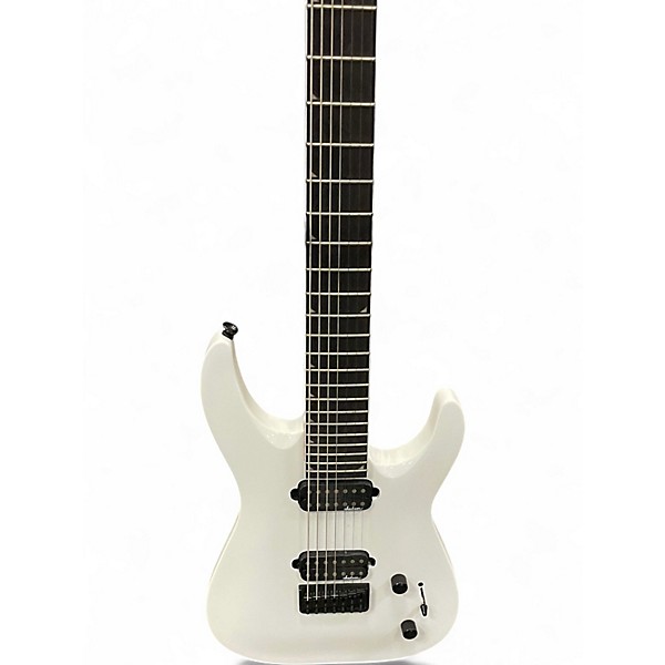 Used Jackson  JS32 DKA 7 White Solid Body Electric Guitar