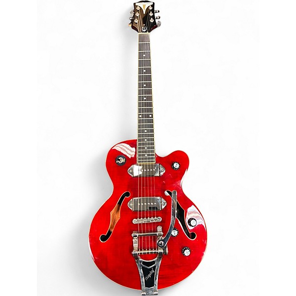 Used Epiphone Wildkat with Bigsby Cherry Hollow Body Electric Guitar