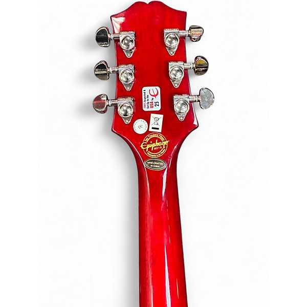 Used Epiphone Wildkat with Bigsby Cherry Hollow Body Electric Guitar