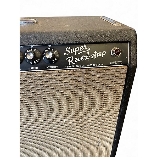 Vintage 1967 Fender Super Reverb 4x10 Tube Guitar Combo Amp