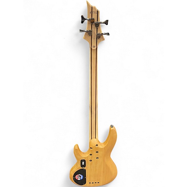 Used ESP B204SMFL Natural Electric Bass Guitar