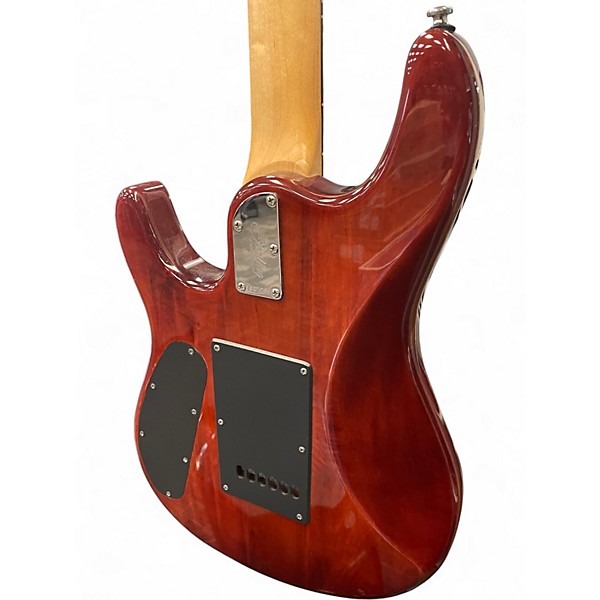 Used Sterling by Music Man JP100D 2 Color Sunburst Solid Body Electric Guitar