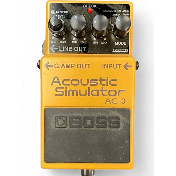 Used BOSS AC3 Acoustic Simulator Effect Pedal