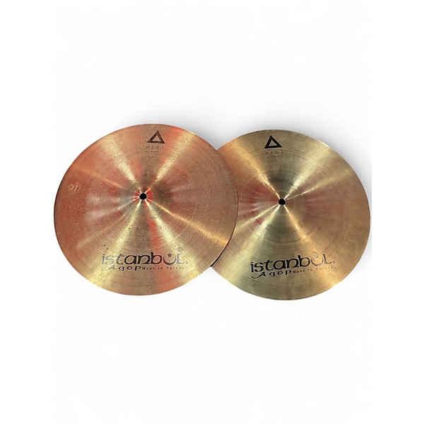 Used Istanbul Agop 14in XIST Hi Hat Top & Bottom Cymbal