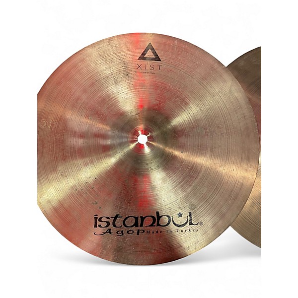 Used Istanbul Agop 14in XIST Hi Hat Top & Bottom Cymbal