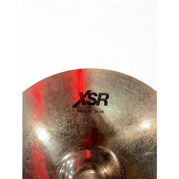 Used SABIAN 14in XSR Hi Hat Top & Bottom Cymbal