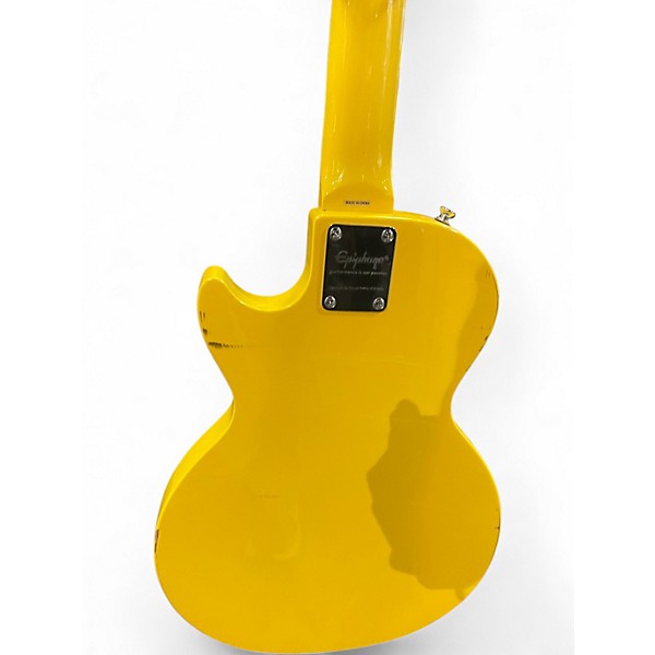 Used Epiphone Les Paul SL Yellow Solid Body Electric Guitar