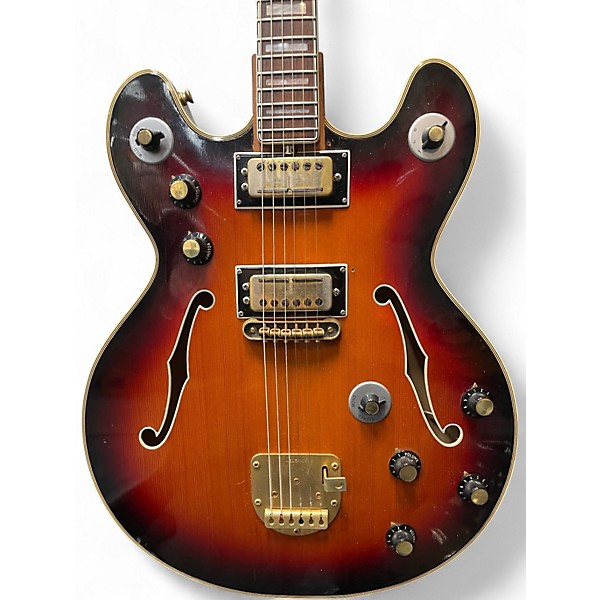 Vintage 1963 Welson GOLD ARROW Sunburst Hollow Body Electric Guitar