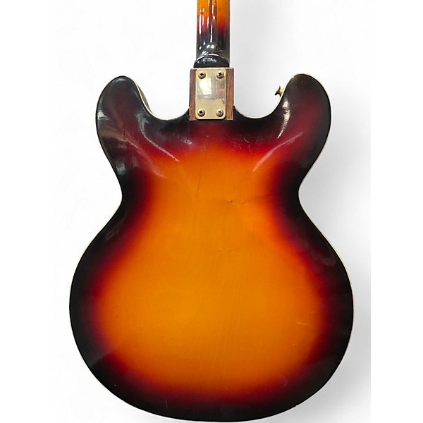 Vintage 1963 Welson GOLD ARROW Sunburst Hollow Body Electric Guitar