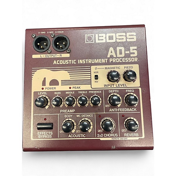 Used BOSS AD5 Acoustic Instrument Processor Effect Processor