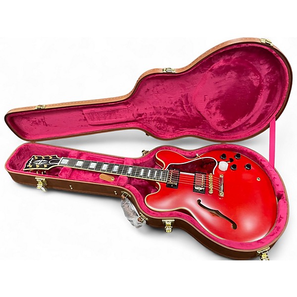 Used Epiphone ES355 CHERRY RED Hollow Body Electric Guitar