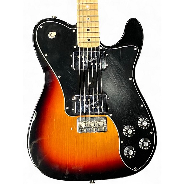Used 2017 Fender Vintera 70s Telecaster Deluxe 3 Tone Sunburst Solid Body Electric Guitar