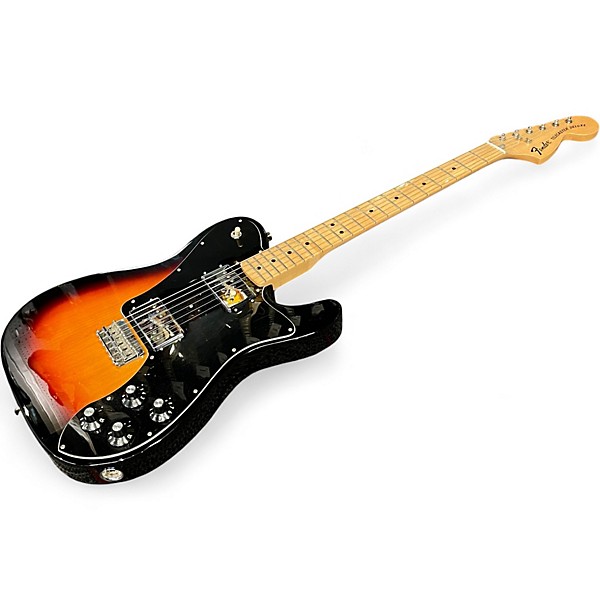 Used 2017 Fender Vintera 70s Telecaster Deluxe 3 Tone Sunburst Solid Body Electric Guitar