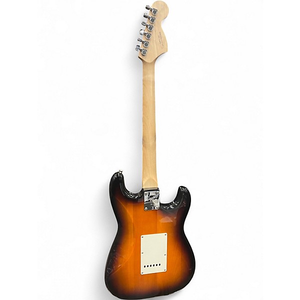 Used Squier Affinity Stratocaster Left Handed Sunburst Electric Guitar