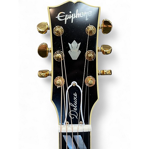 Used Epiphone HUMMINGBIRD DELUXE EC Natural Acoustic Electric Guitar