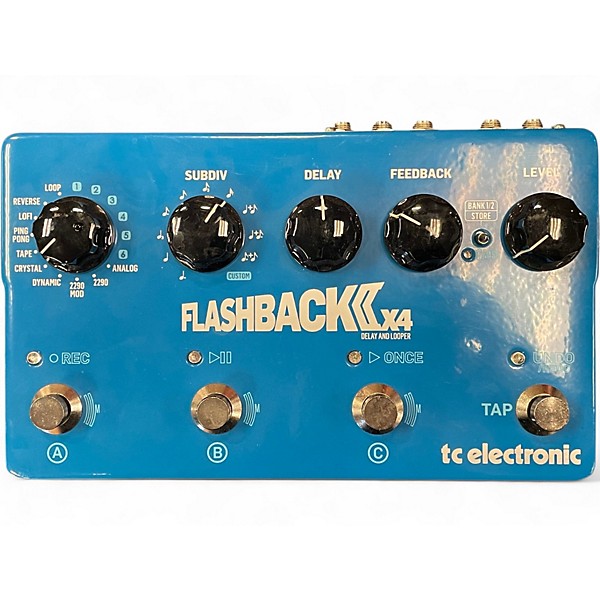 Used TC Electronic Flashback X4 Delay And Looper Effect Pedal