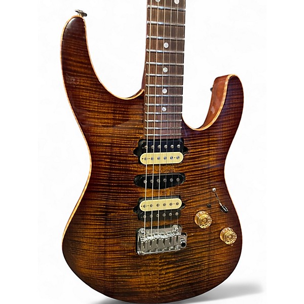 Used 2009 Suhr Guthrie Govan Modern Light Bengal Burst Solid Body Electric Guitar