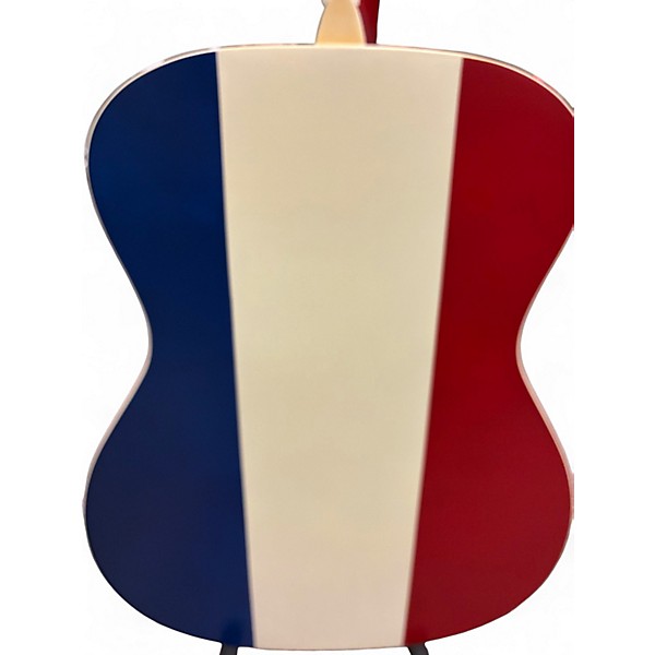 Used Recording King ROA-9-RWB LIMITED EDITION BAKERSFIELD 000 Red White and Blue Acoustic Guitar