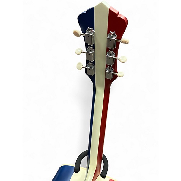 Used Recording King ROA-9-RWB LIMITED EDITION BAKERSFIELD 000 Red White and Blue Acoustic Guitar