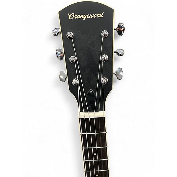 Used Orangewood JUNIPER BLACK LIVE Black Acoustic Electric Guitar