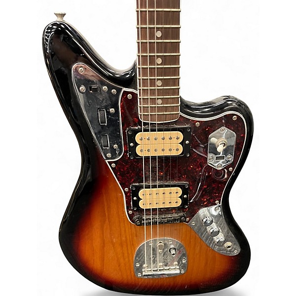 Used Fender Kurt Cobain Signature Jaguar 2 Tone Sunburst Solid Body Electric Guitar