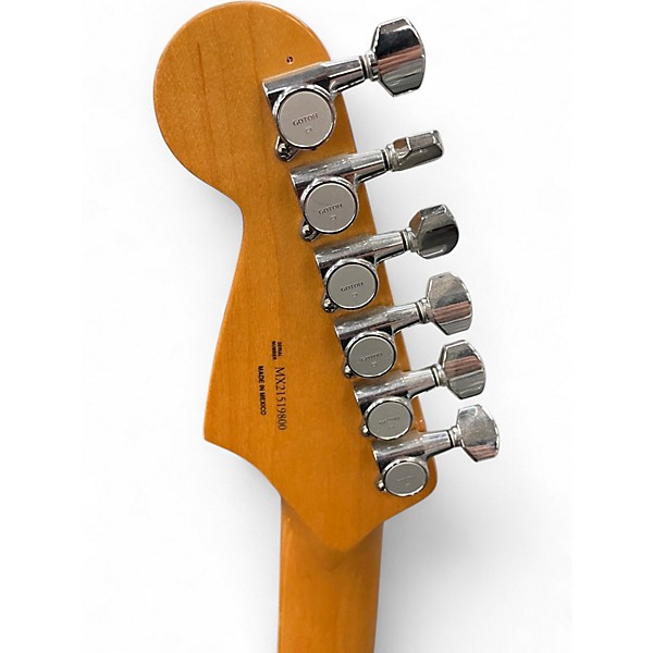 Used Fender Kurt Cobain Signature Jaguar 2 Tone Sunburst Solid Body Electric Guitar