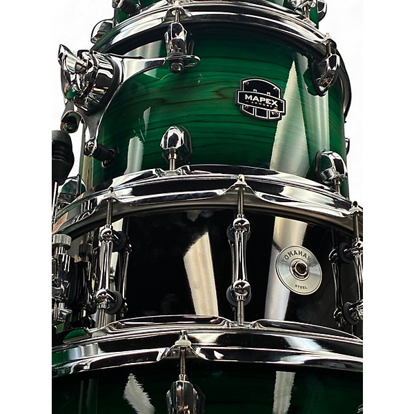 Used Mapex 5 Piece ARMORY Emerald Green Drum Kit