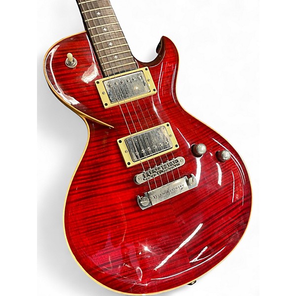 Used Dean Zelinsky Strettavita Private Label Red Solid Body Electric Guitar