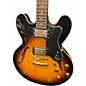 Used Epiphone Dot Deluxe Flametop 2 Color Sunburst Hollow Body Electric Guitar
