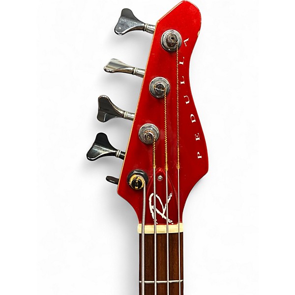 Used Pedulla RBJ2-4 RAPTURE  RED Electric Bass Guitar