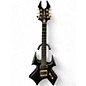 Used B.C. Rich Trace Warbeast T Black and Gold Solid Body Electric Guitar