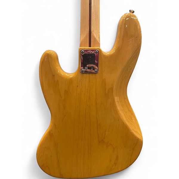 Used Fender FSR Deluxe Jazz Bass Natural Electric Bass Guitar