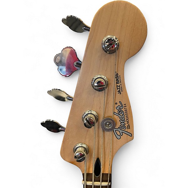 Used Fender FSR Deluxe Jazz Bass Natural Electric Bass Guitar