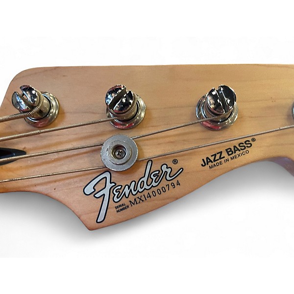 Used Fender FSR Deluxe Jazz Bass Natural Electric Bass Guitar