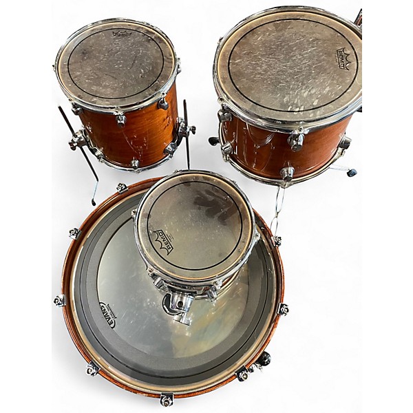 Used Mapex 4 Piece Saturn series Brown Drum Kit
