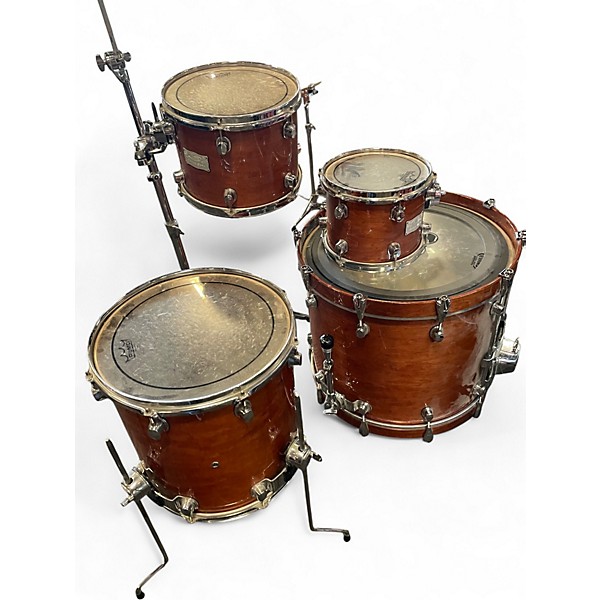Used Mapex 4 Piece Saturn series Brown Drum Kit