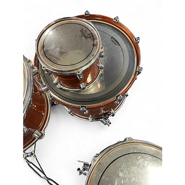 Used Mapex 4 Piece Saturn series Brown Drum Kit