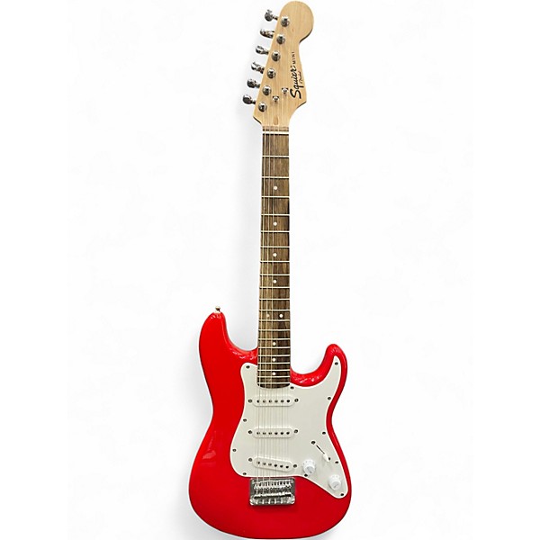 Used Squier Mini Affinity Stratocaster Red Electric Guitar