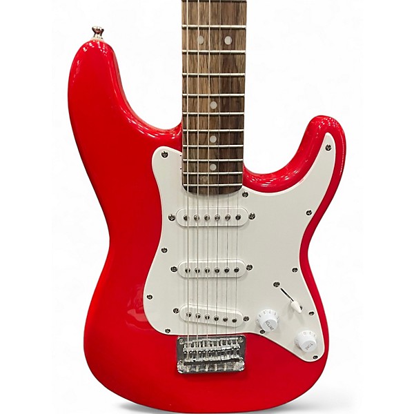 Used Squier Mini Affinity Stratocaster Red Electric Guitar