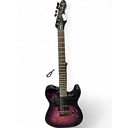 Used ESP ltd TE2000x Purple Solid Body Electric Guitar