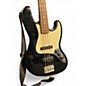 Used 1990s Fender Jazz Bass MIM Black Electric Bass Guitar