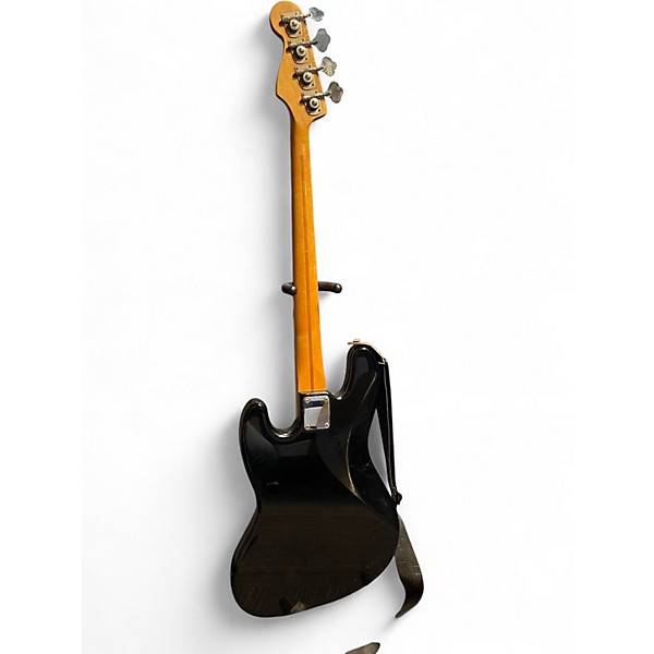 Used 1990s Fender Jazz Bass MIM Black Electric Bass Guitar