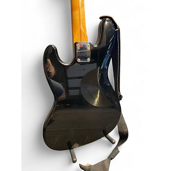 Used 1990s Fender Jazz Bass MIM Black Electric Bass Guitar