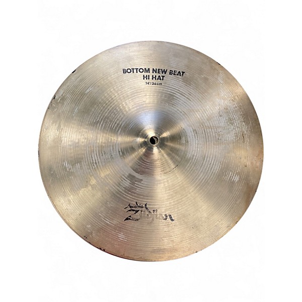 Used Zildjian 14in New Beat Hi Hat Pair Cymbal