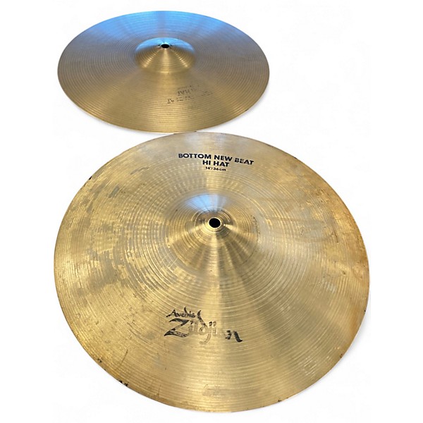 Used Zildjian 14in New Beat Hi Hat Pair Cymbal