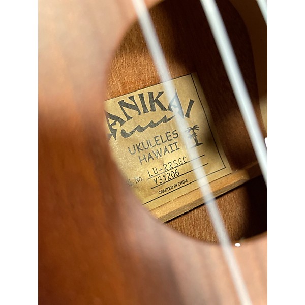 Used Lanikai LU22SGC Soprano Natural Ukulele
