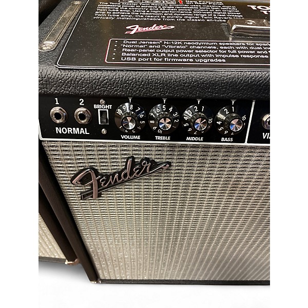 Used Fender Twin Reverb 2x12 Tube Guitar Combo Amp