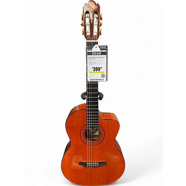 Used Alvarez 5008C Florentine Classic Vintage Natural Classical Acoustic Electric Guitar
