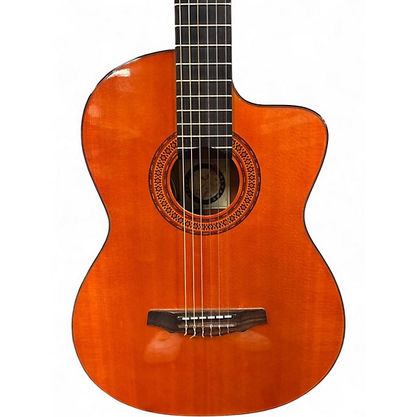 Used Alvarez 5008C Florentine Classic Vintage Natural Classical Acoustic Electric Guitar