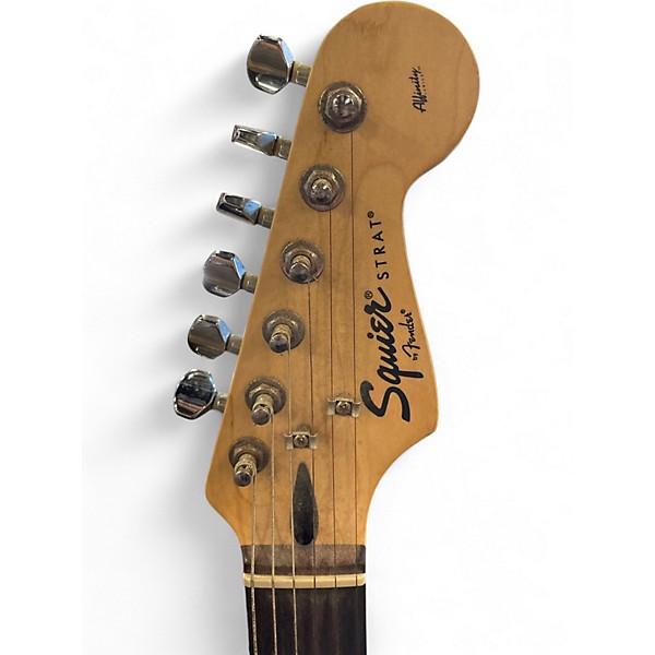 Used Squier Affinity Stratocaster Black Solid Body Electric Guitar